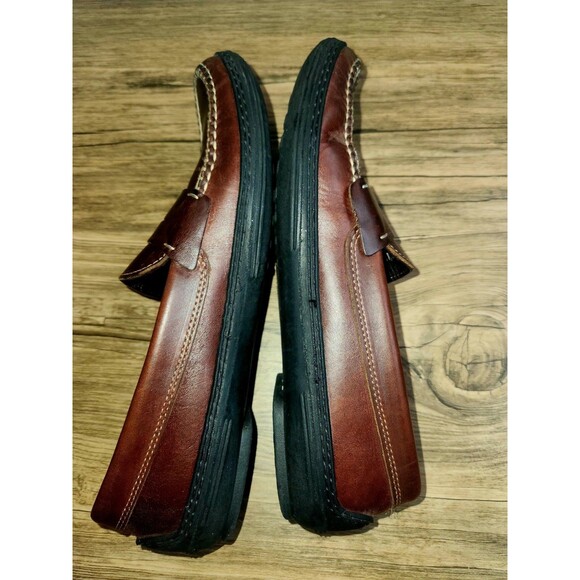 Vernon Scott Menswear Brown Leather Penny Loafers Size 10 Medium. main image 6
